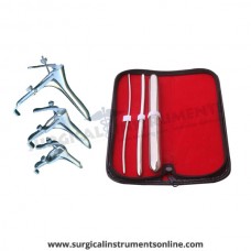 Hegar uterine dilator 3 pieces set,3-4, 7-8, 17-18, grave 3pcs